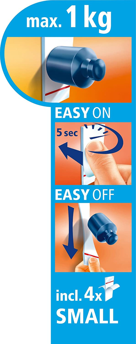 Tesa Powerstrips Small 14 Stuks