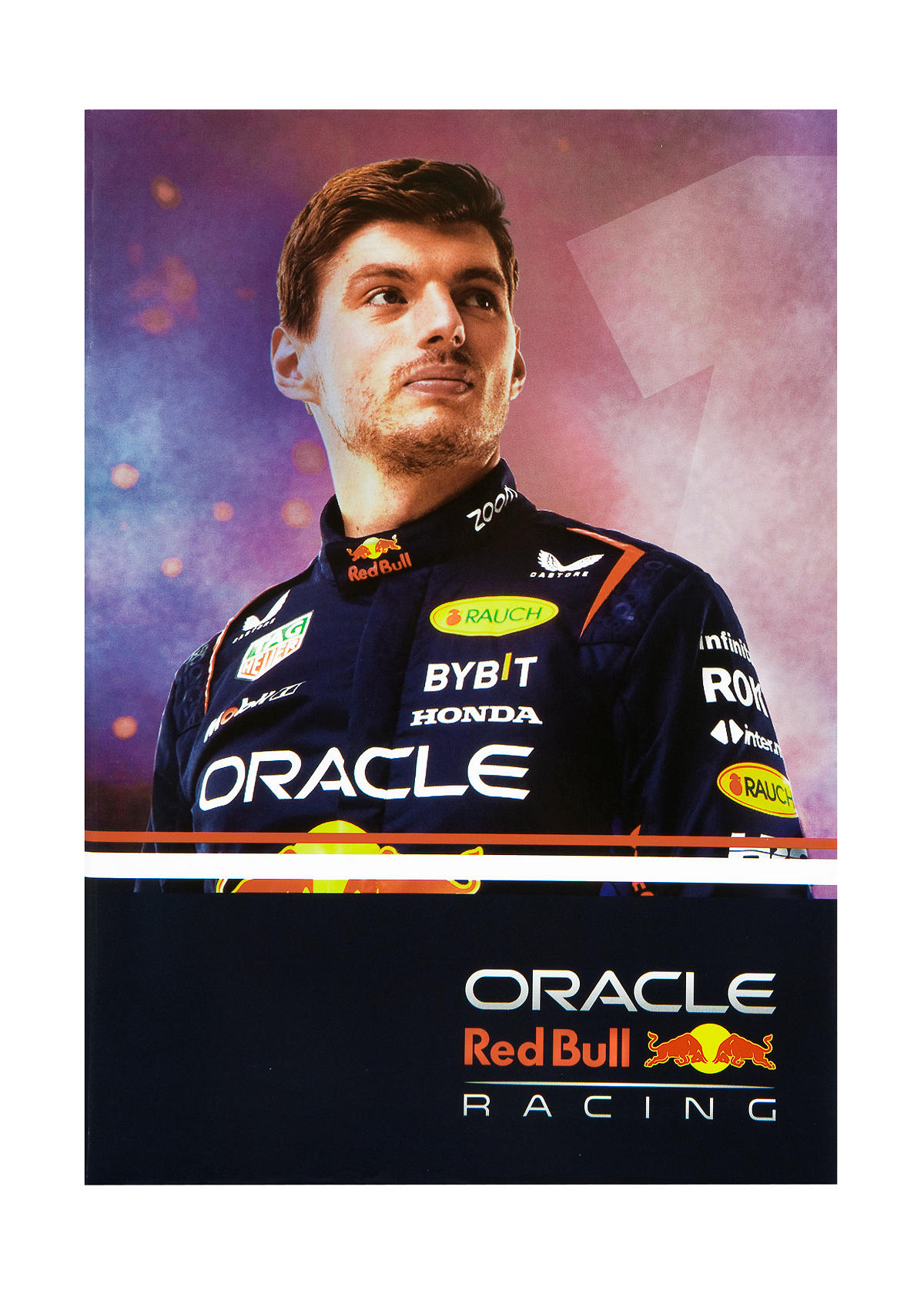 Red Bull Max Verstappen schrift A5 lijn 3 stuks