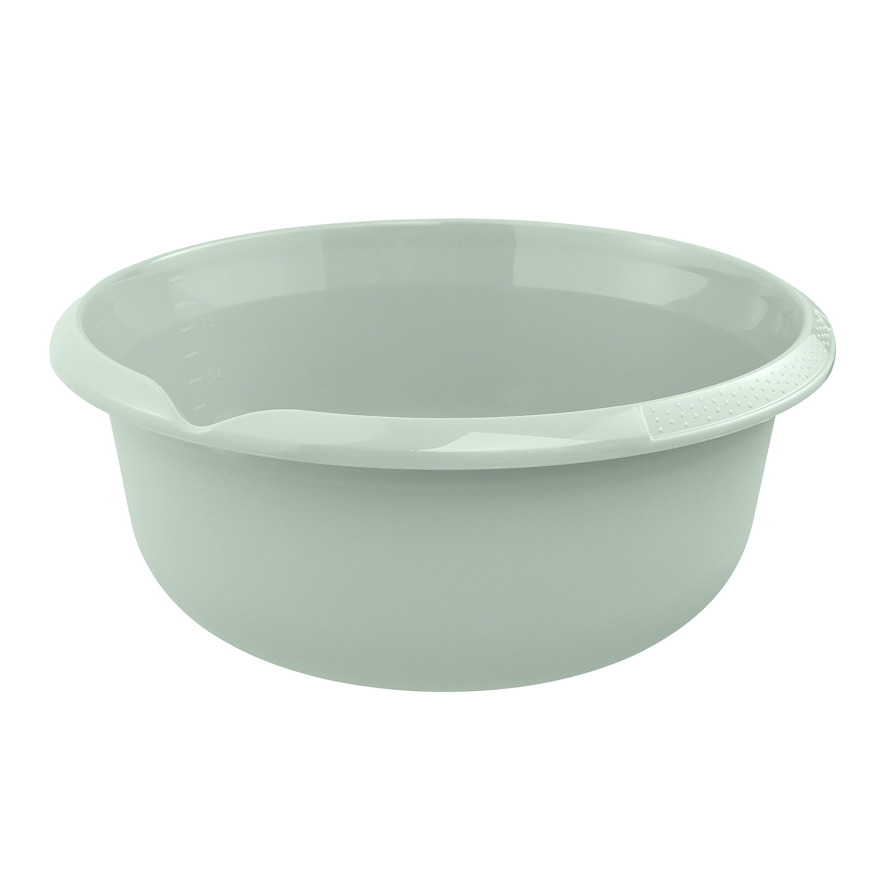 Keeeper Bjork afwasbak rond 36x15cm 9L - soft green