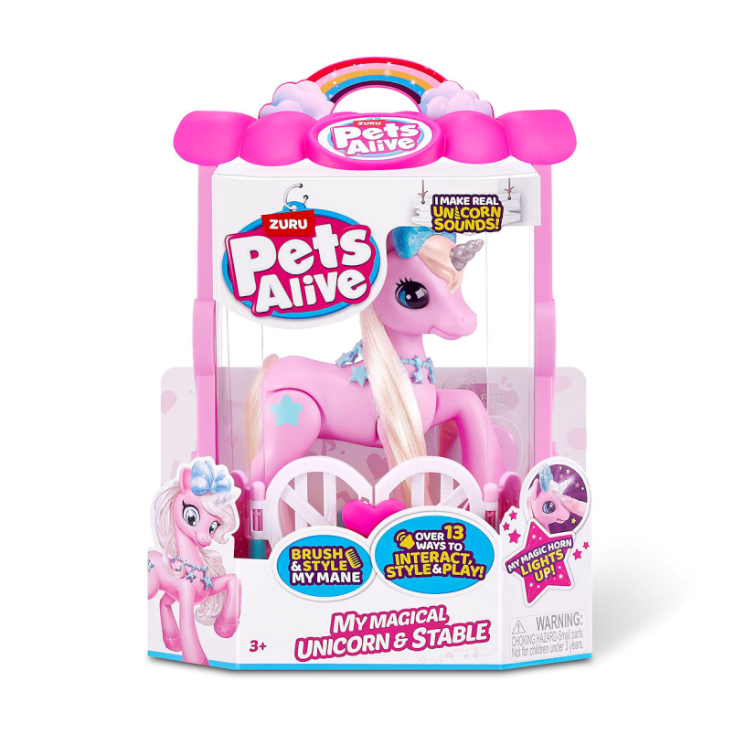 Zuru Pets Alive My Magical Unicorn & Stable