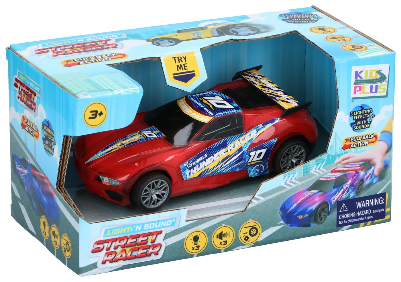 Street Racer 1:24 Evolution Racer met licht en geluid ass.