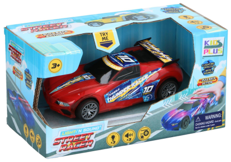 Street Racer 1:24 Evolution Racer met licht en geluid ass.