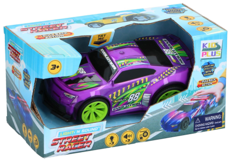 Street Racer 1:24 Evolution Racer met licht en geluid ass.