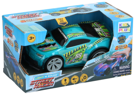 Street Racer 1:24 Evolution Racer met licht en geluid ass.