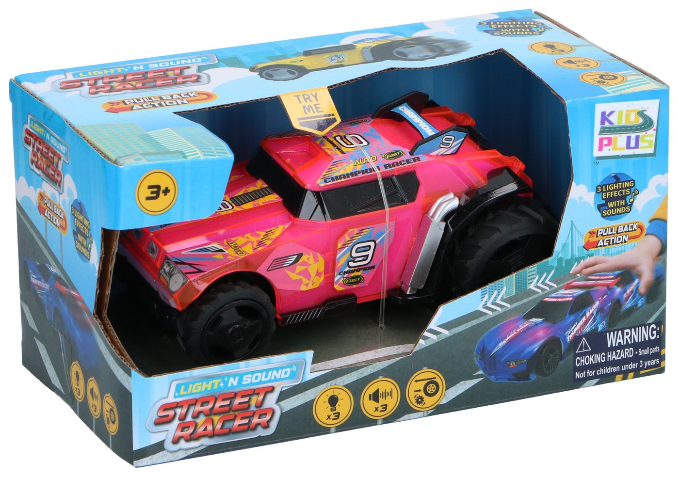 Street Racer 1:24 Evolution Racer met licht en geluid ass.