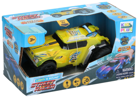 Street Racer 1:24 Evolution Racer met licht en geluid ass.
