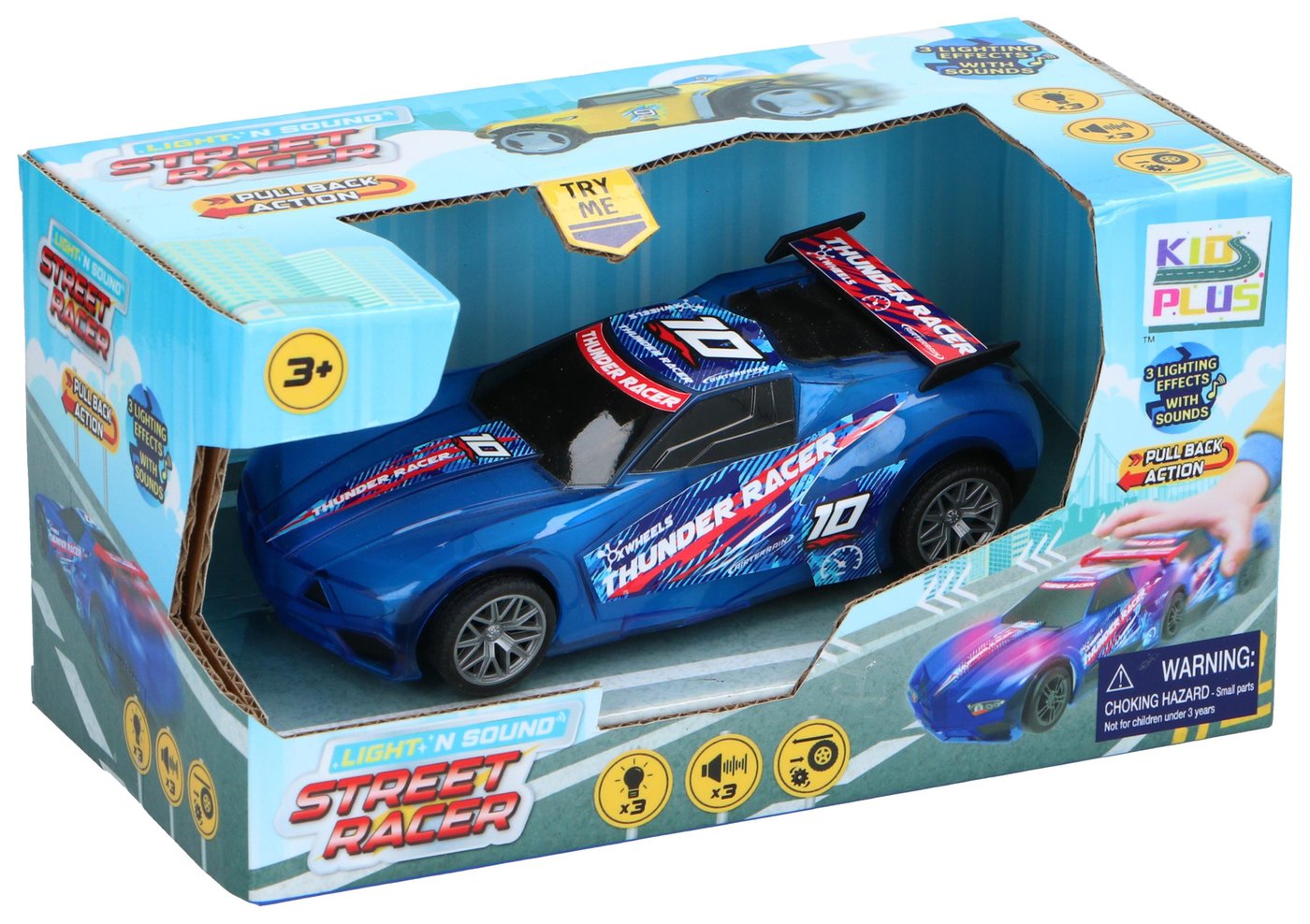 Street Racer 1:24 Evolution Racer met licht en geluid ass.