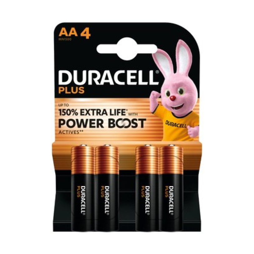 Batterij Duracell Plus Power Boost AA bls4