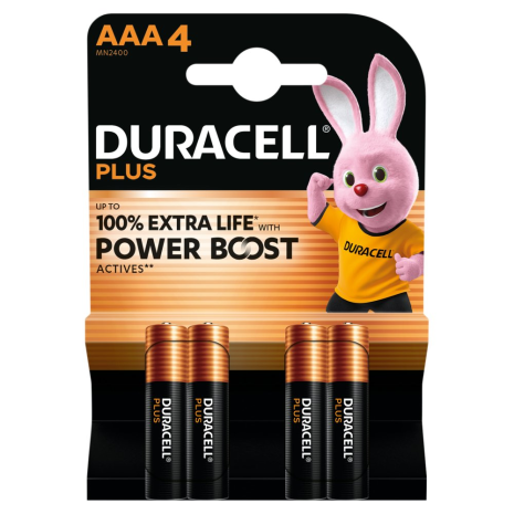 Batterij Duracell Plus Power Boost AAA bls4