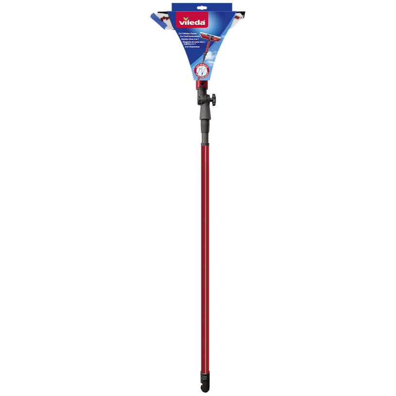 Vileda 2-in-1 raamtrekker met telescoopsteel