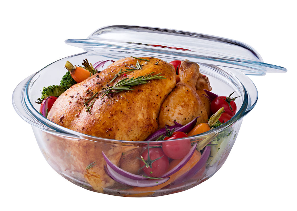 Pyrex Classic ovenschaal met deksel 32x27x14cm 4,9L