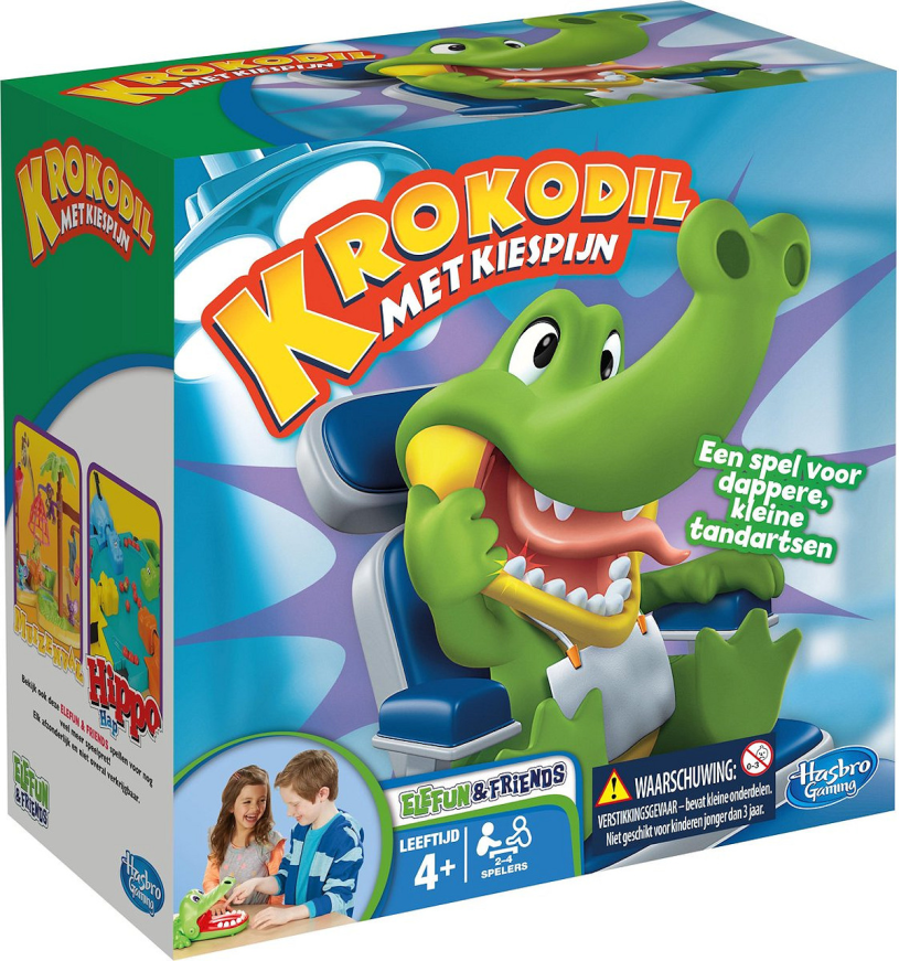 Krokodil met kiespijn