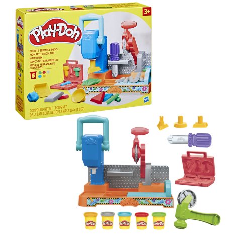 Play-Doh Stamp & Saw Tool Bench