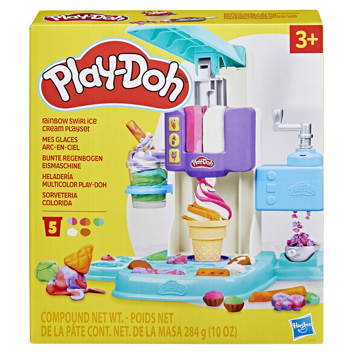 Play-Doh Rainbow Softijs speelset