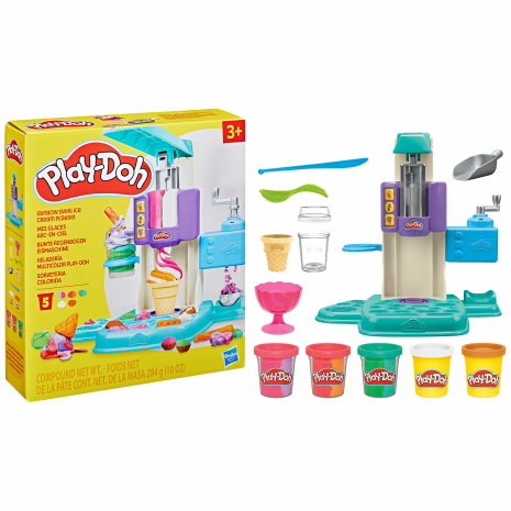 Play-Doh Rainbow Softijs speelset