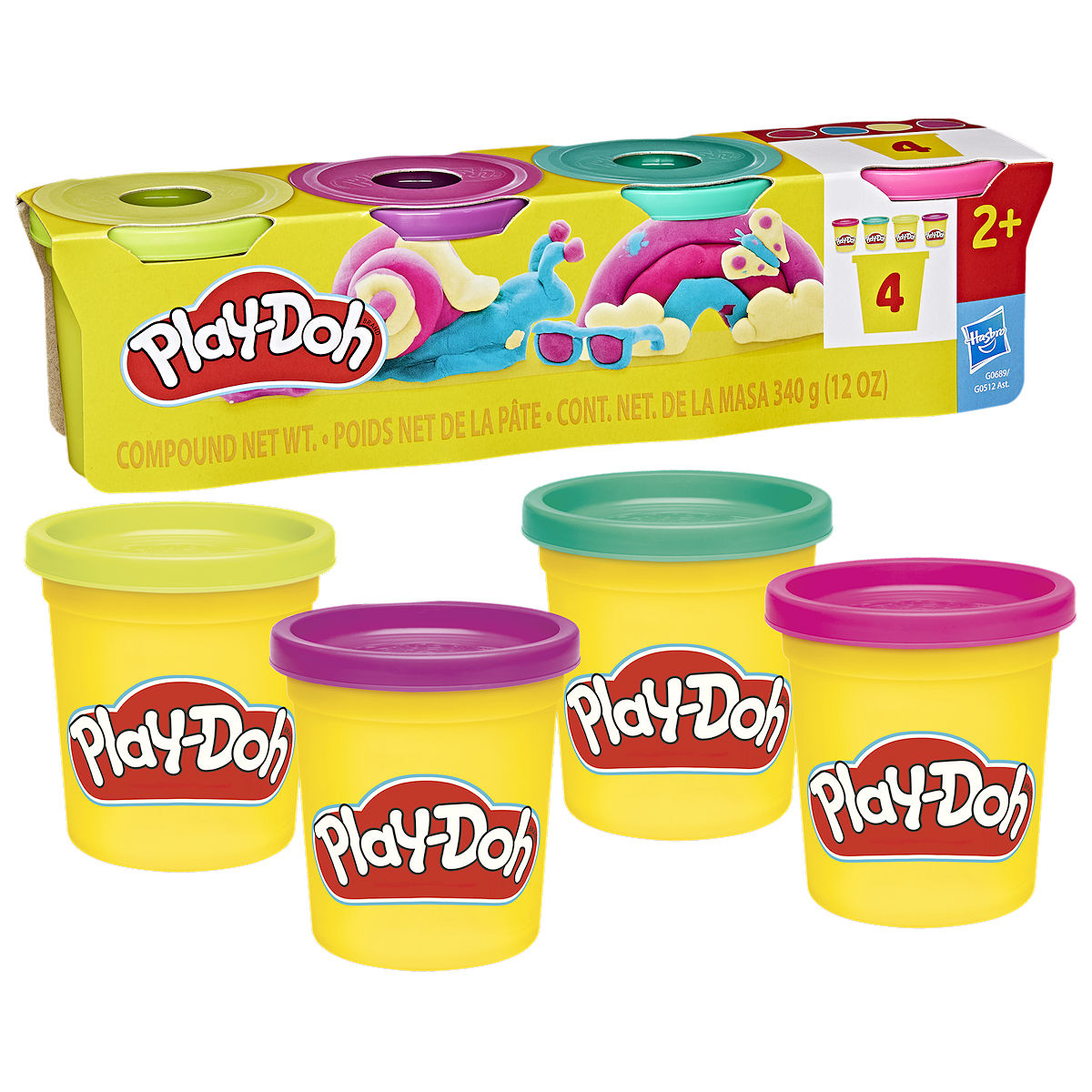 Play-Doh 4-pack assortiment