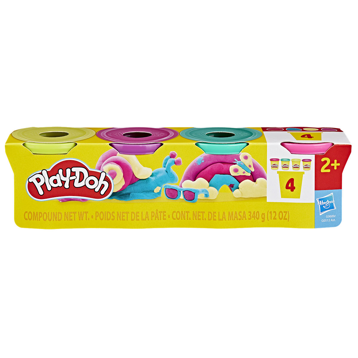 Play-Doh 4-pack assortiment