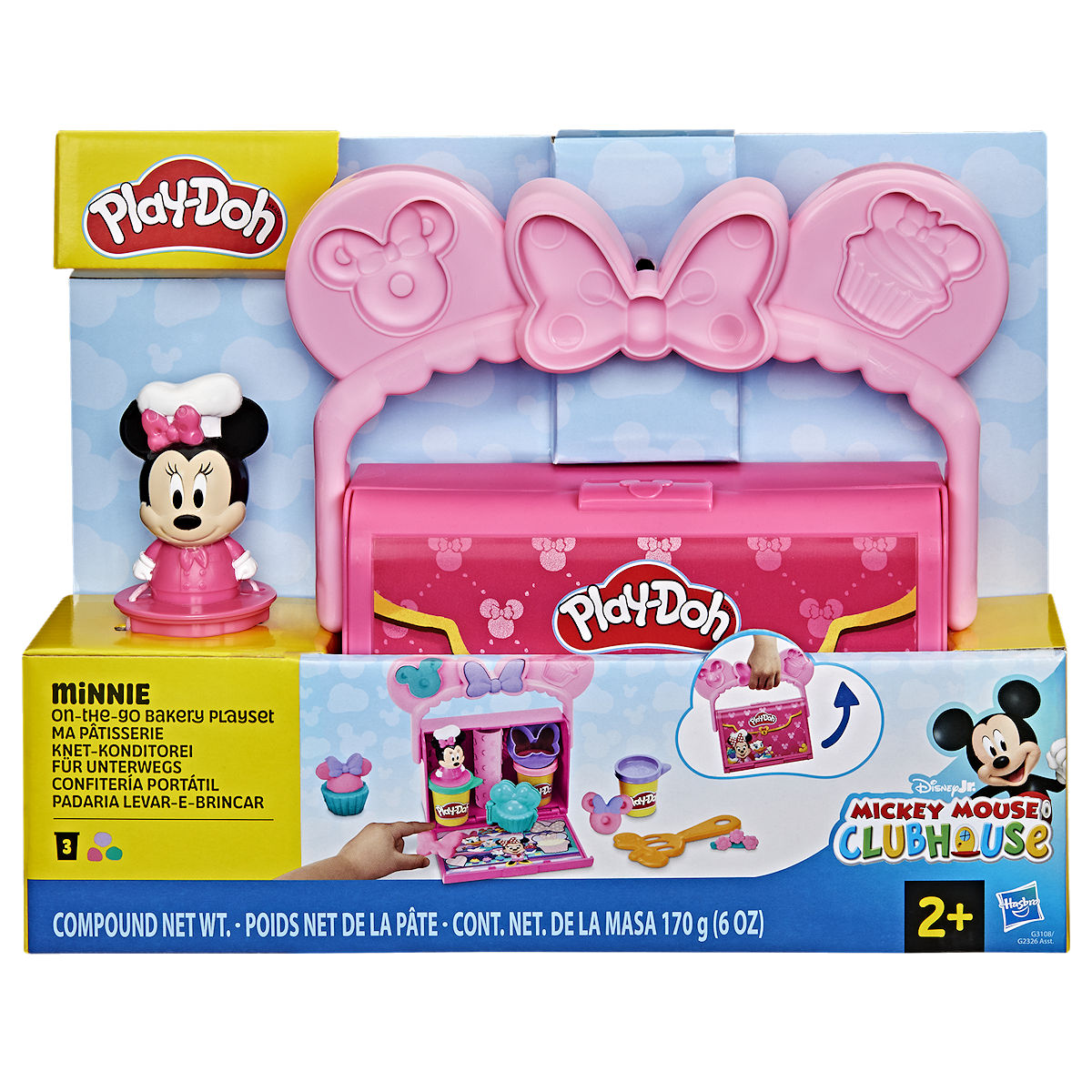 Play-Doh Disney Junior Minnie On-the-Go Bakery Playset