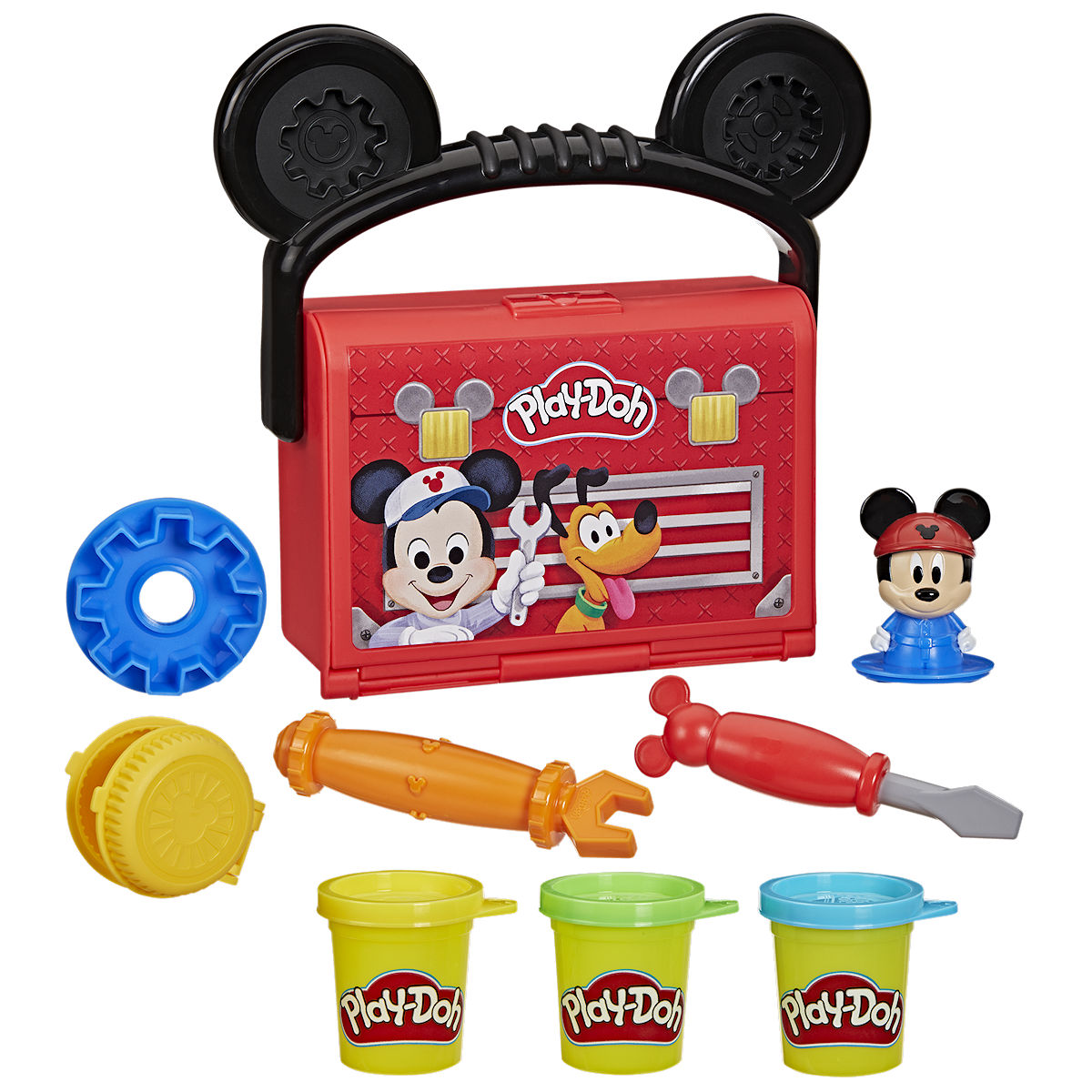 Play-Doh Disney Junior Mickey On-the-Go Garage Playset
