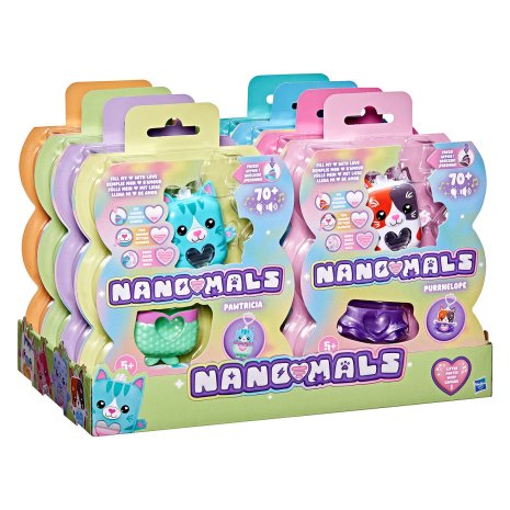 Hasbro Nano-Mals Electronic Fidget Pets assorti