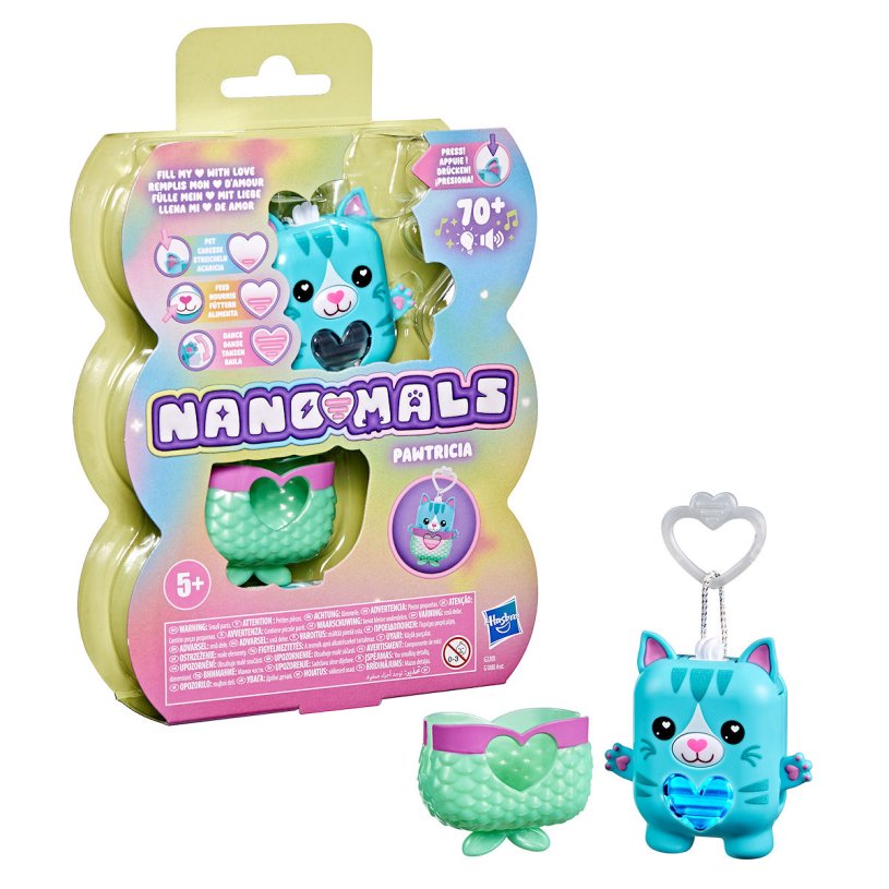 Hasbro Nano-Mals Electronic Fidget Pets assorti