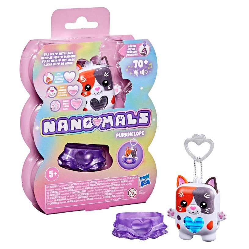 Hasbro Nano-Mals Electronic Fidget Pets assorti