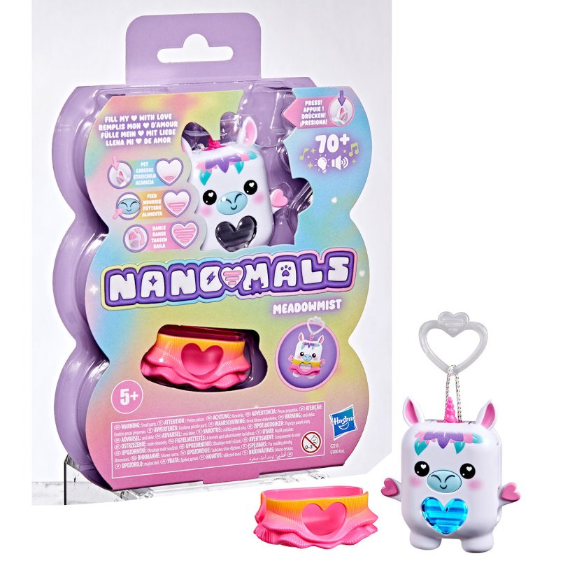 Hasbro Nano-Mals Electronic Fidget Pets assorti