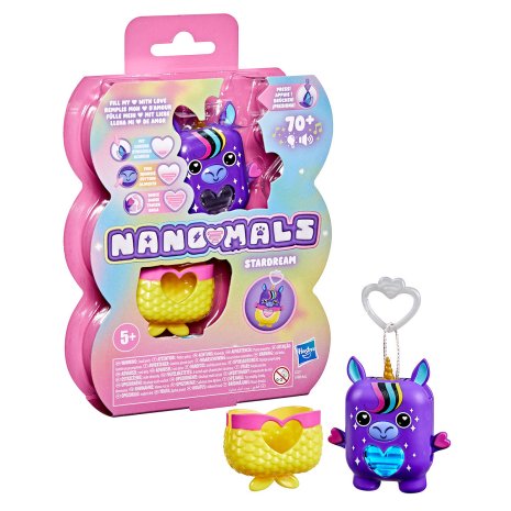 Hasbro Nano-Mals Electronic Fidget Pets assorti