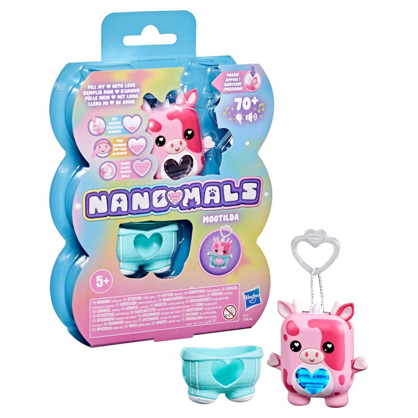 Hasbro Nano-Mals Electronic Fidget Pets assorti