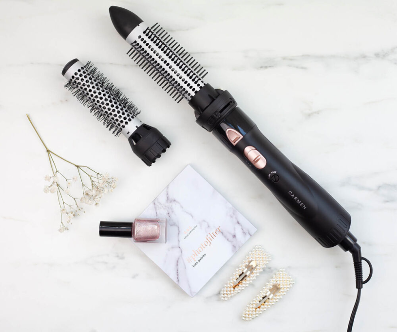 Carmen DC5250 Fohnborstel 2 opzetstukken 550 watt