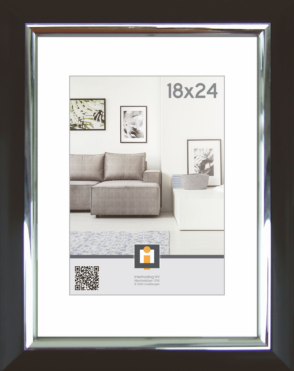 Fotolijst Cuba 18x24cm - Zwart