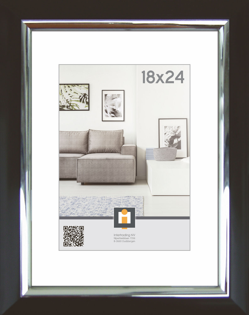 Fotolijst Cuba 18x24cm - Zwart