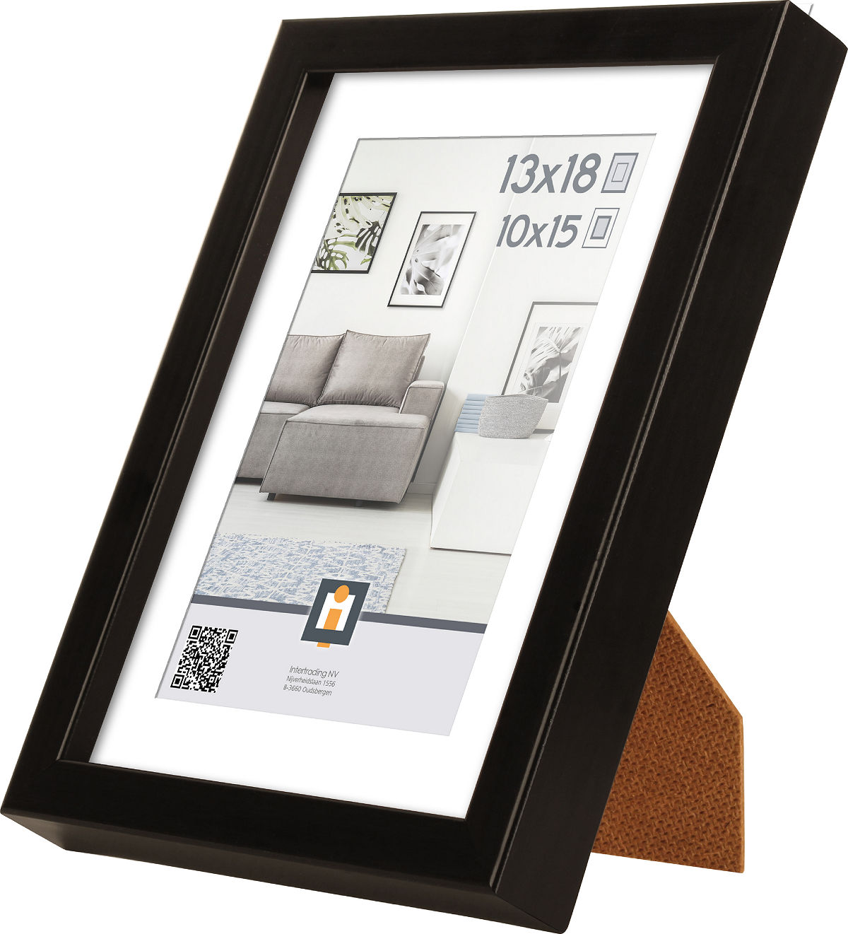 Fotolijst Madrid13x18cm - Zwart