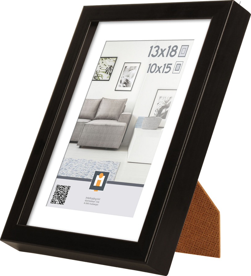 Fotolijst Madrid13x18cm - Zwart