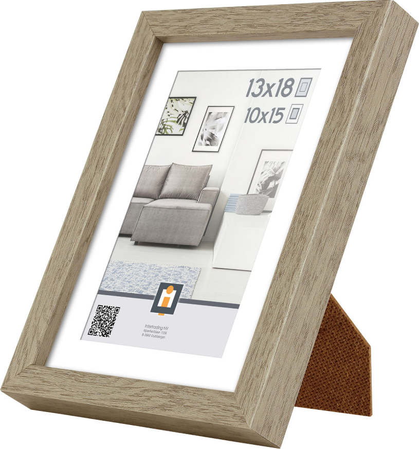 Fotolijst Madrid13x18cm - Vintage Eik