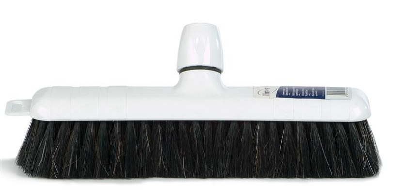 Linea zaalveger kunststof paardenhaar mix 30cm