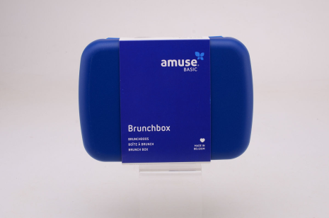 Amuse Lunchbox en Saladebox met spork - blauw