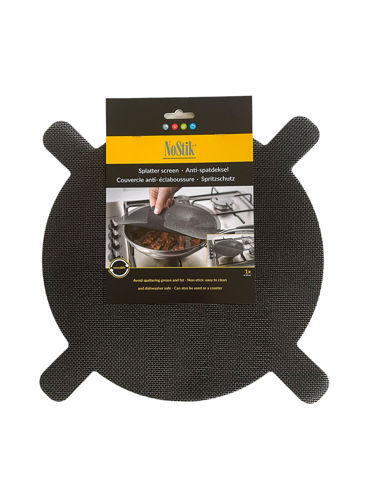 NoStik Anti-spatdeksel 28cm