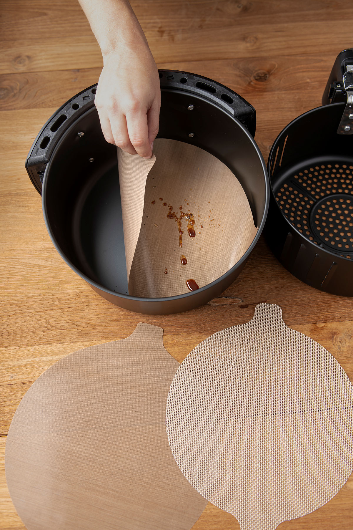 NoStik Bak-& beschermfolie voor Air Fryer 23.5-25.5cm