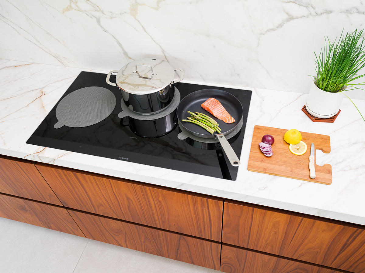 NoStik Inductie kookplaat beschermers Silicone 27cm 4 stuks