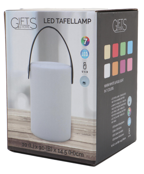Tafellamp LED met handvat incl.usb kabel