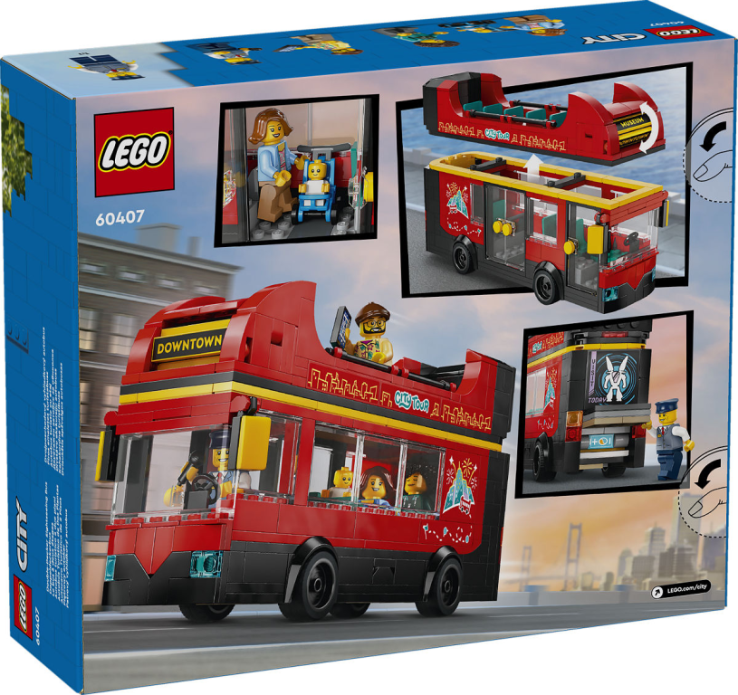 LEGO City Great Vehicles Toeristische rode dubbeldekker