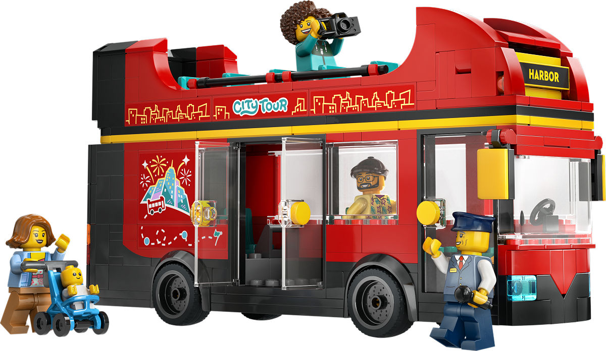 LEGO City Great Vehicles Toeristische rode dubbeldekker