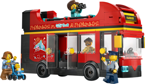 LEGO City Great Vehicles Toeristische rode dubbeldekker