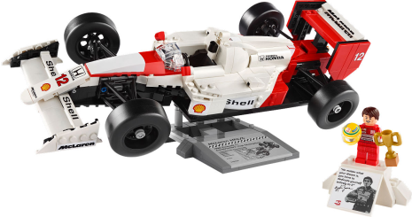 LEGO Icons McLaren MP4/4 en Ayrton Senna