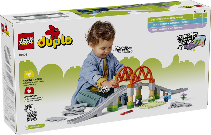 DUPLO Stad Treinbrug en rails uitbreidingsset