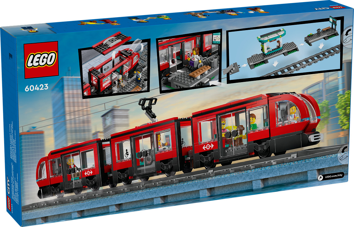 LEGO City Stadstram en station