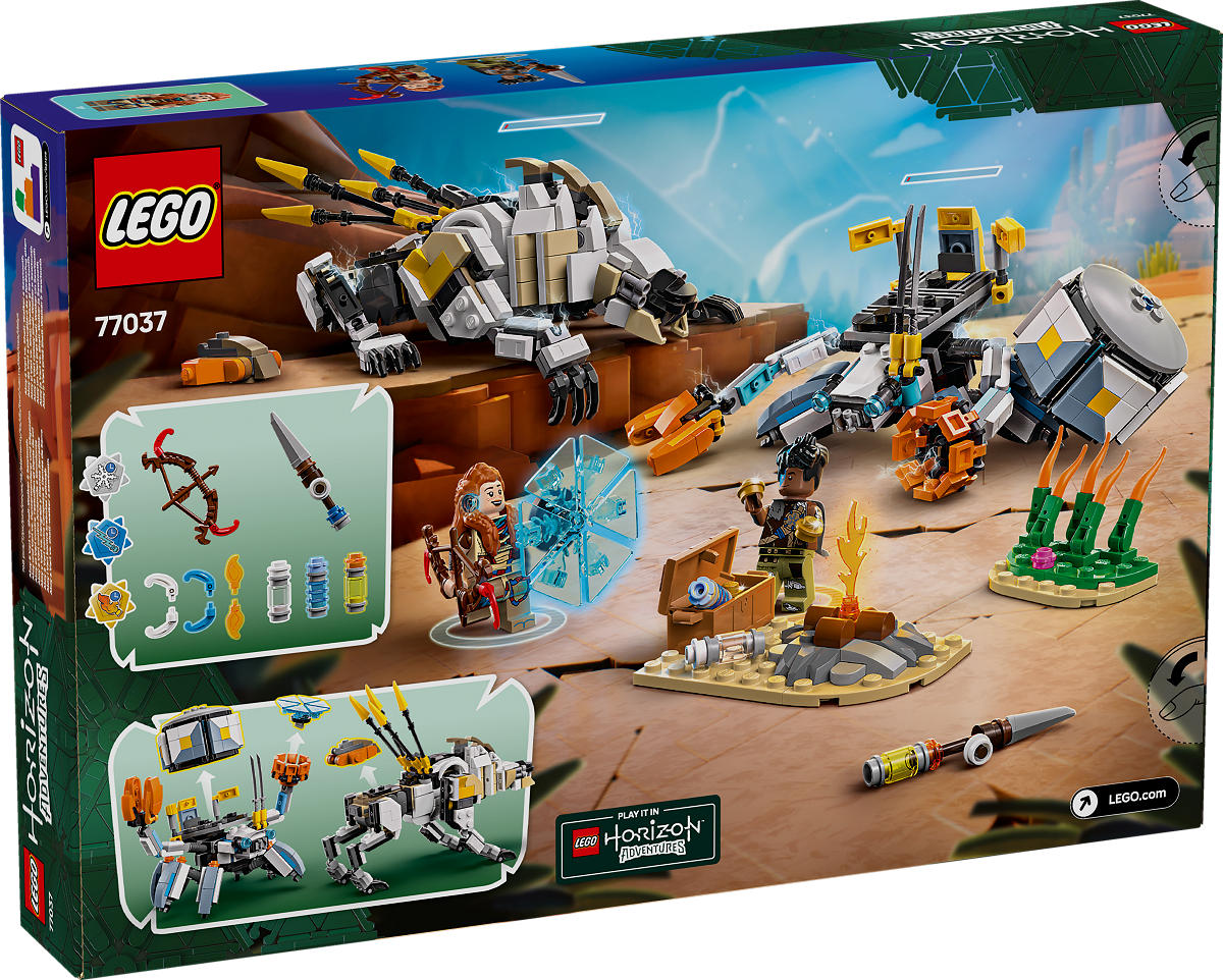 LEGO Horizon Aloy en Varl vs. Shell-Walker en Sawtooth