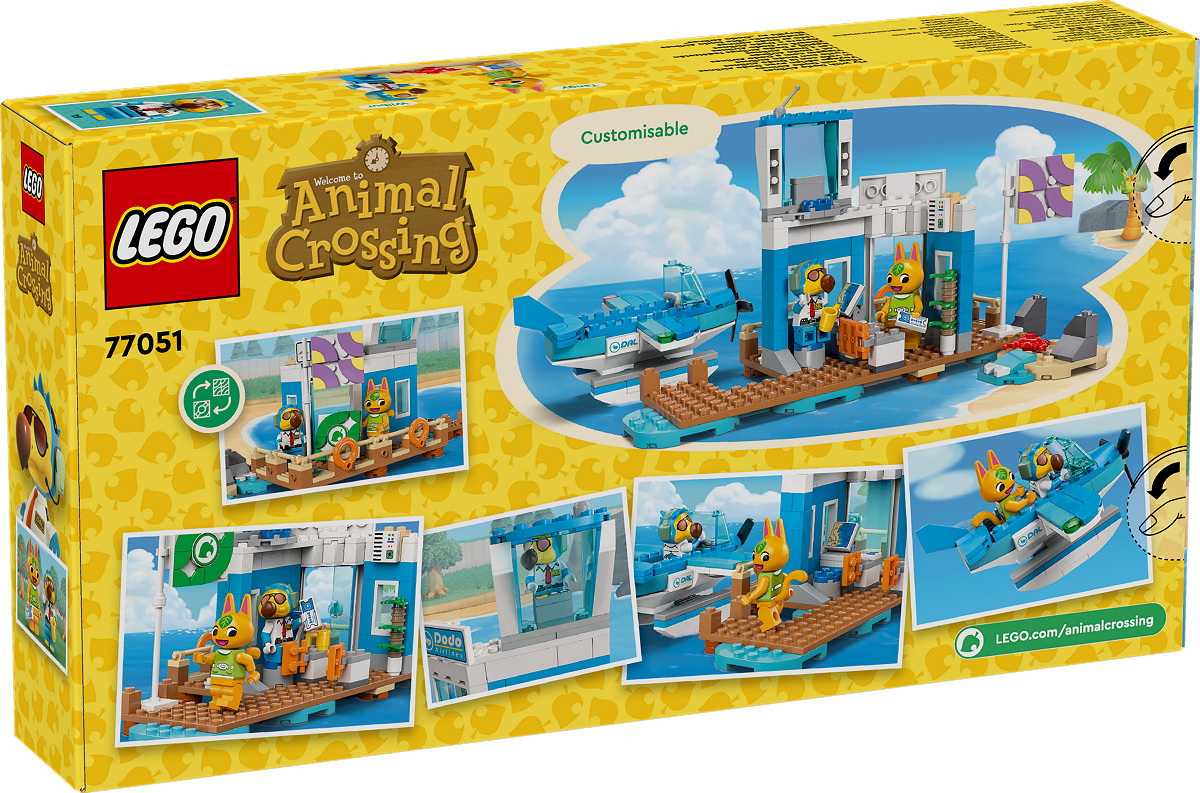 LEGO Animal Crossing Vlieg met Dodo Airlines