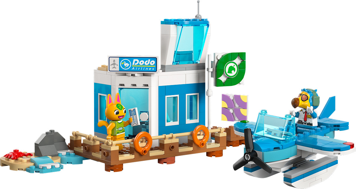 LEGO Animal Crossing Vlieg met Dodo Airlines